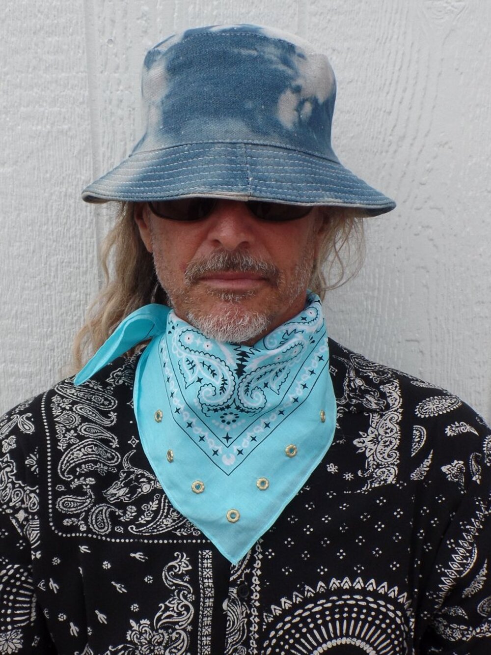 Hand Crafted  Paisley Bandana TRIANGLE Scarf